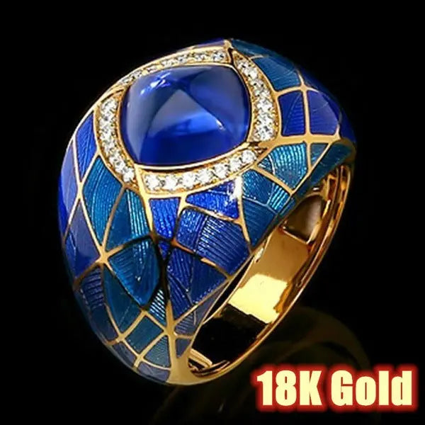and Retro Dripping Oil Design Jewelry. Pearl Unique