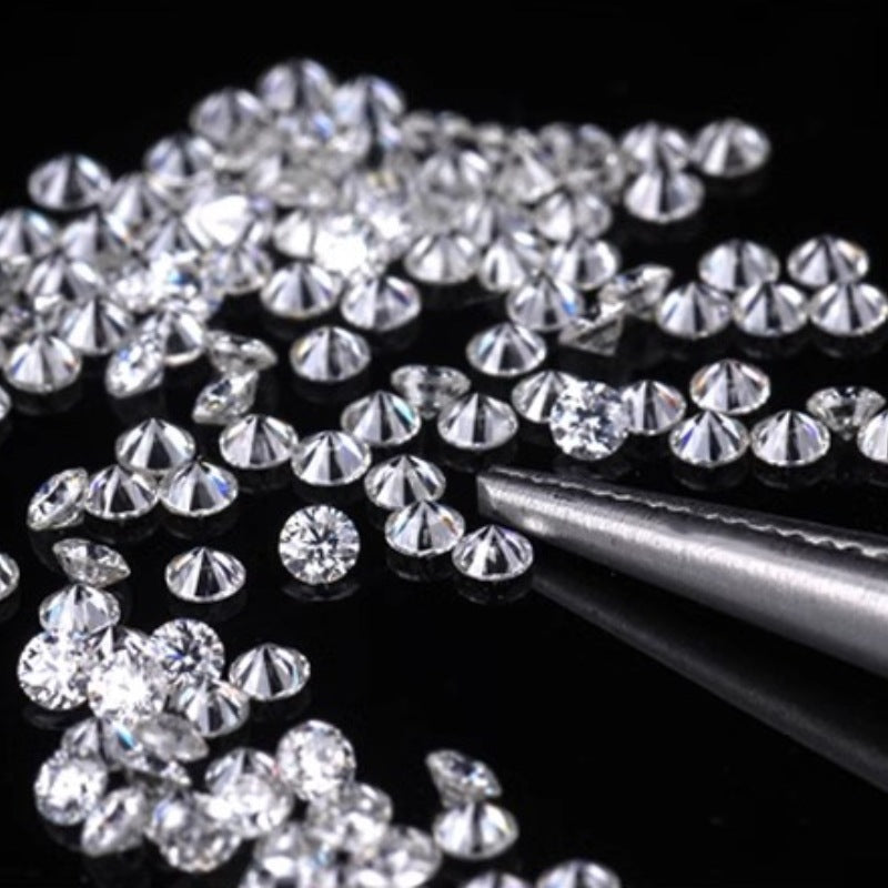 18K Rose Gold Lab-Grown Diamond Bar Necklace – Lucky Series Pearl Unique
