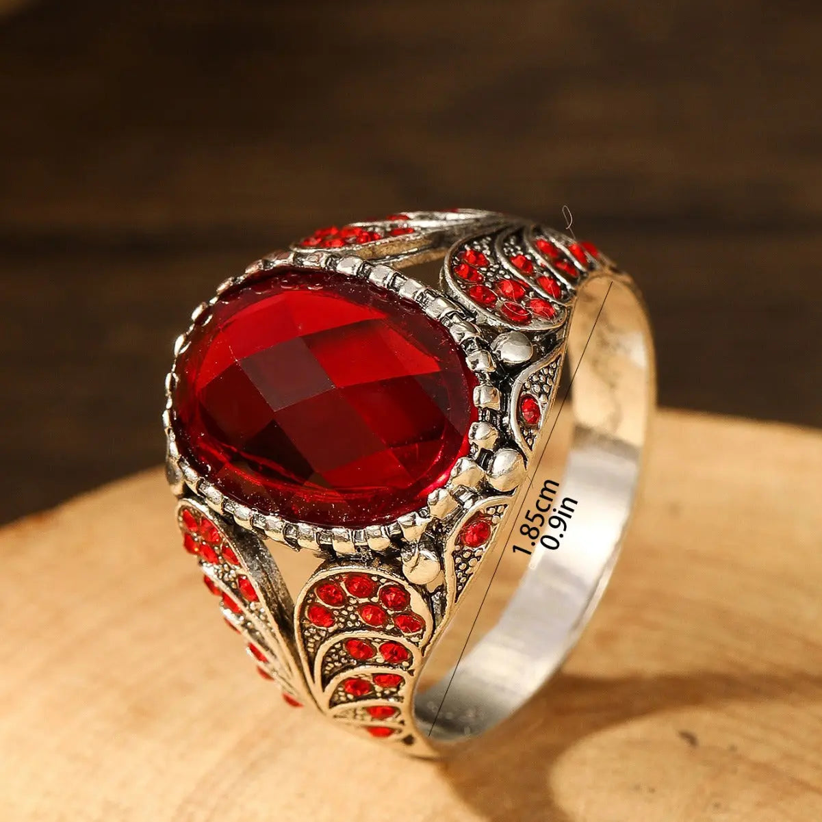 Retro Exaggerated and Simple Personalized Women's Rings Pearl Unique