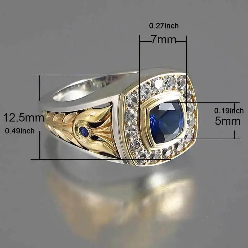 Elysian Radiance Retro Exaggerated Simple Personalized Ring - Pearl Unique