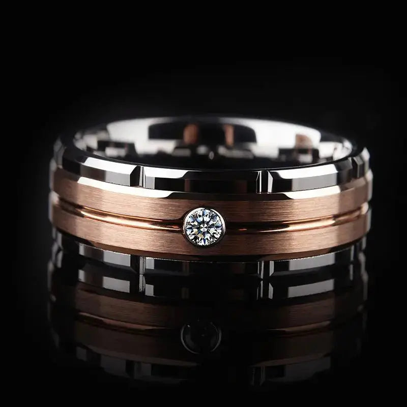 Eternal Embrace Couples Diamond Rings - Pearl Unique