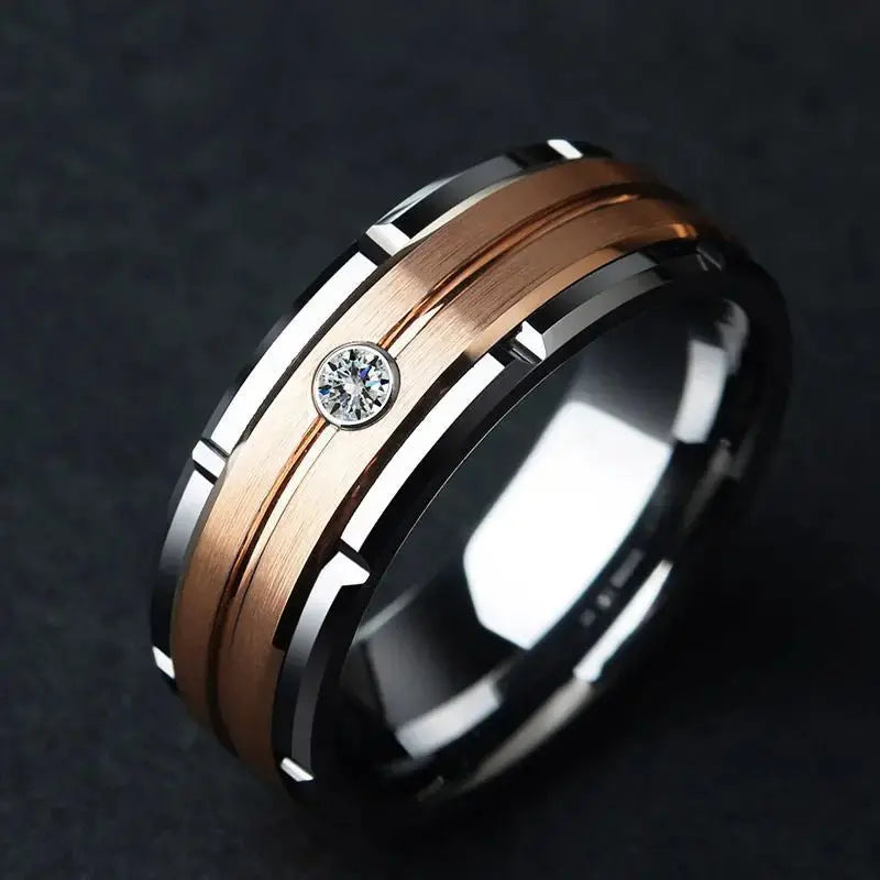 Eternal Embrace Couples Diamond Rings - Pearl Unique