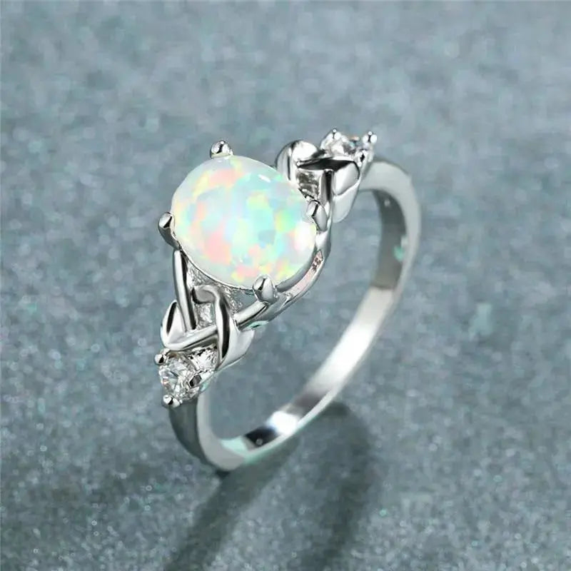 The Daughter of The Sea Opal Ring for Women - Pearl Unique