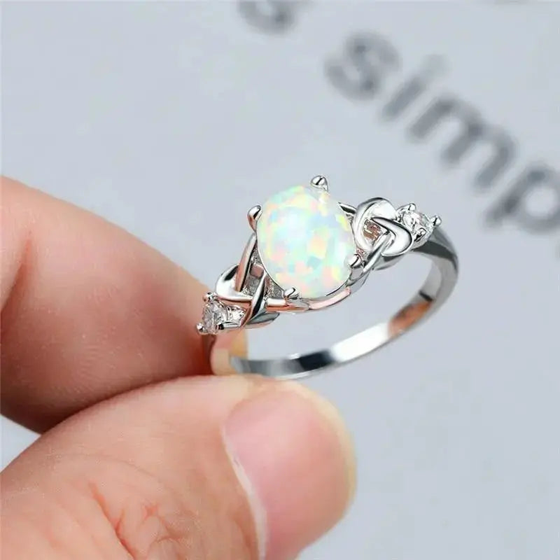 The Daughter of The Sea Opal Ring for Women - Pearl Unique
