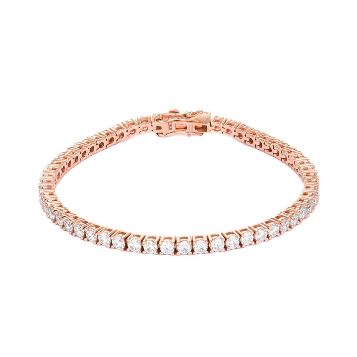S925 Sterling Silver Moissanite Tennis Bracelet â€?Full Pavé 2-6mm Stones, Luxury Unisex Jewelry Pearl Unique