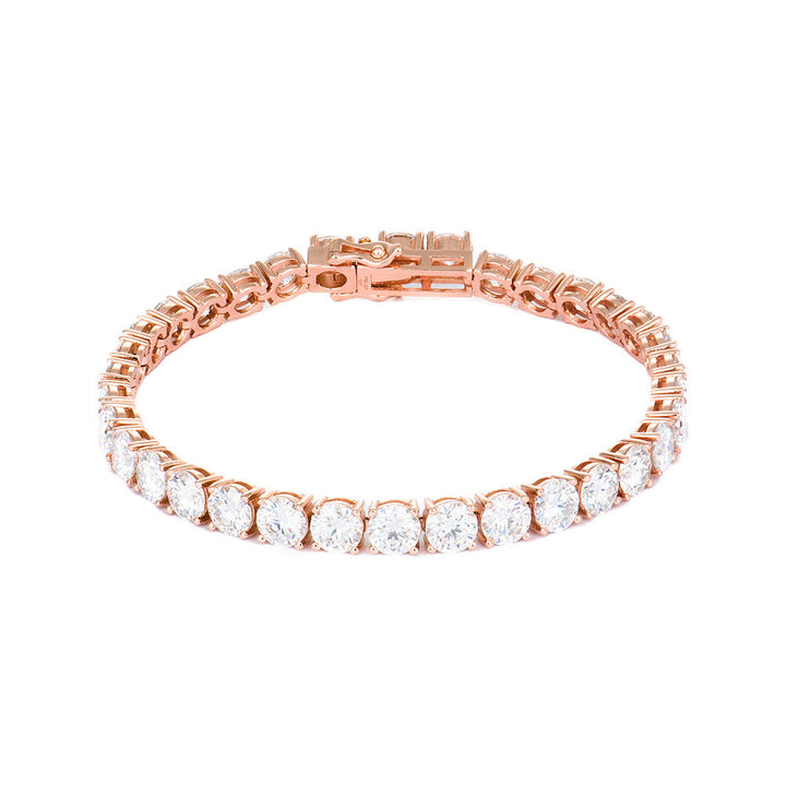 S925 Sterling Silver Moissanite Tennis Bracelet â€?Full Pavé 2-6mm Stones, Luxury Unisex Jewelry Pearl Unique