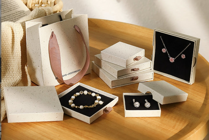 Gift box with sky blue topaz 925 silver stud earrings jewelry