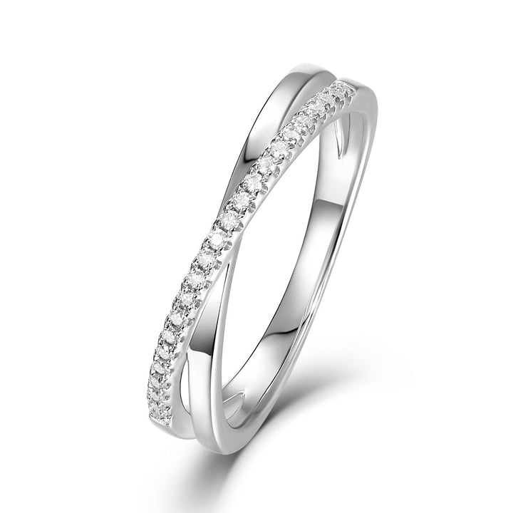 Moissanite Couple Rings â€?S925 Sterling Silver His & Hers Matching Bands Pearl Unique