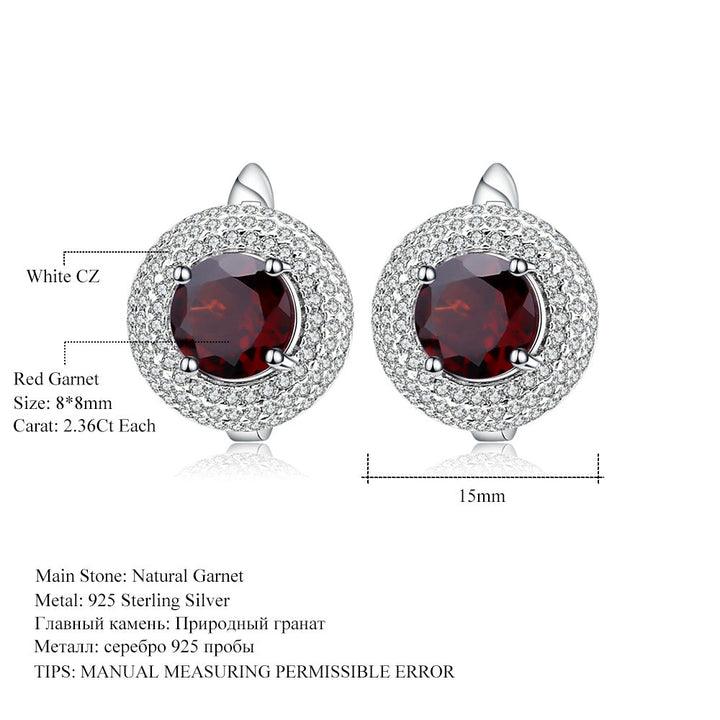 Natural Sky Blue Topaz Stud Earrings â€?925 Sterling Silver with White CZ Halo, 2.57Ct Each Pearl Unique
