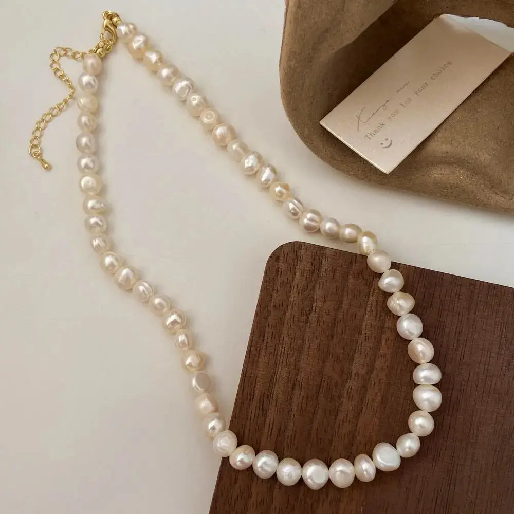 Baroque Freshwater Pearl Necklace set - Pearl Unique