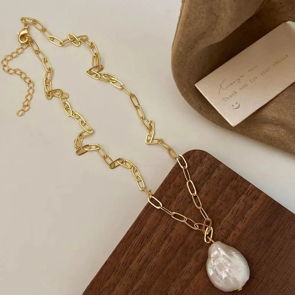 Baroque Freshwater Pearl Necklace set - Pearl Unique