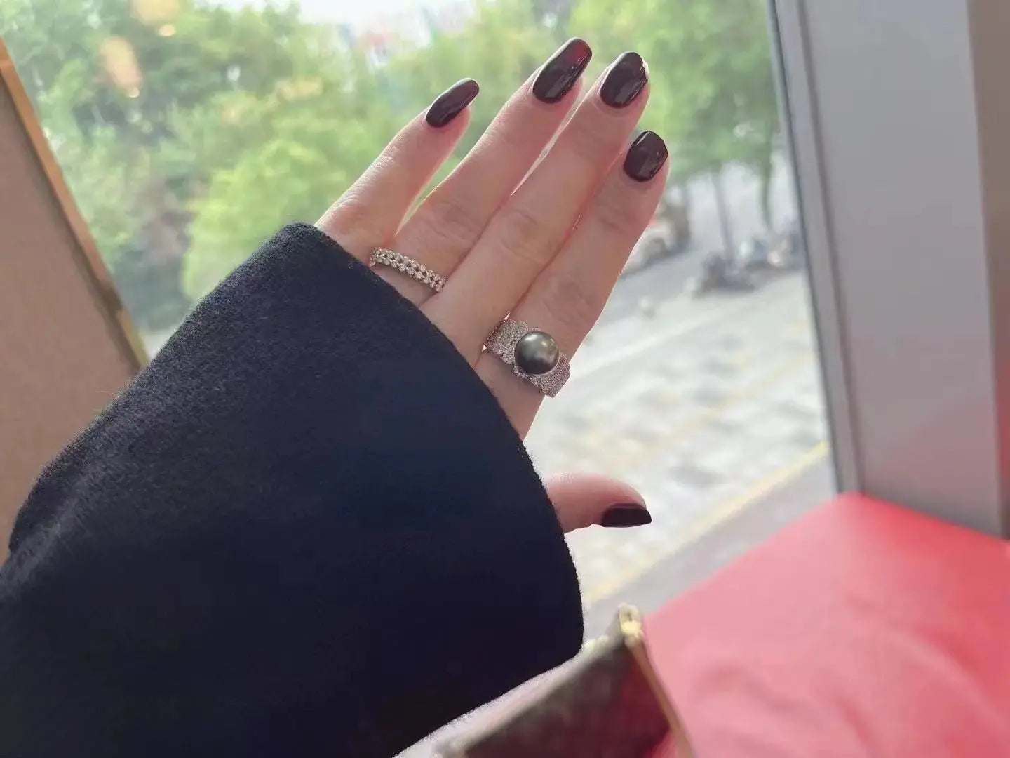 Elegant Silver Pearl Ring - Pearl Unique