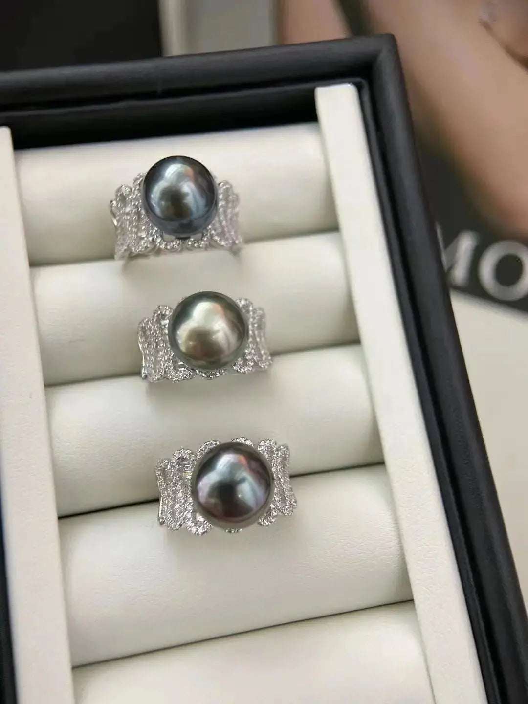 Elegant Silver Pearl Ring - Pearl Unique