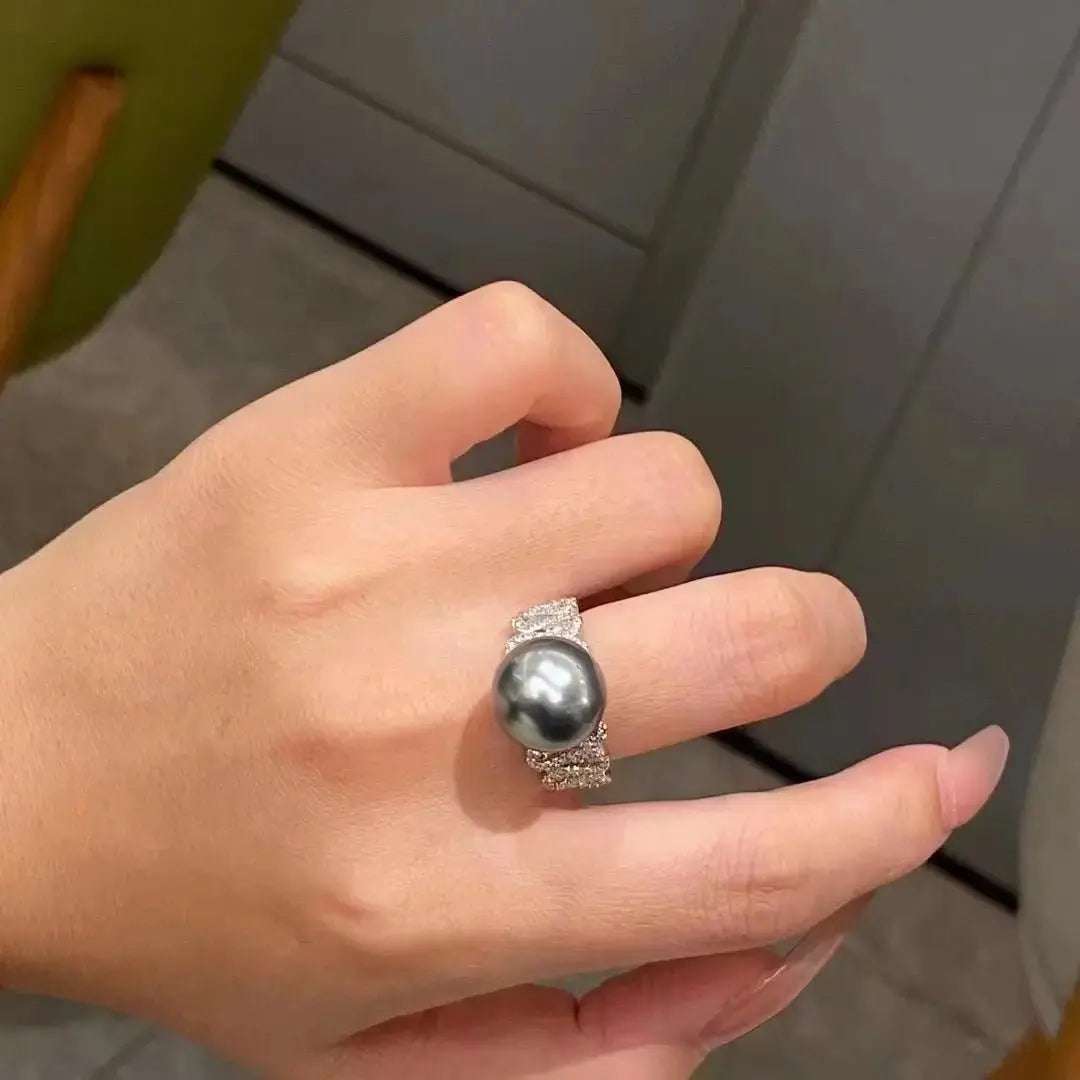 Elegant Silver Pearl Ring - Pearl Unique