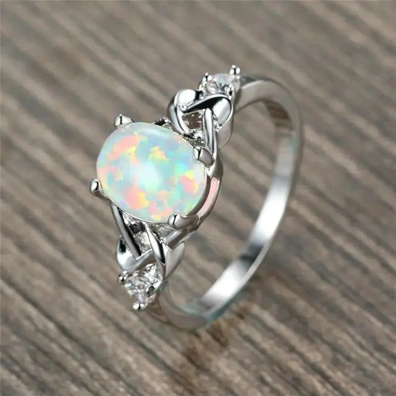 The Daughter of The Sea Opal Ring for Women - Pearl Unique