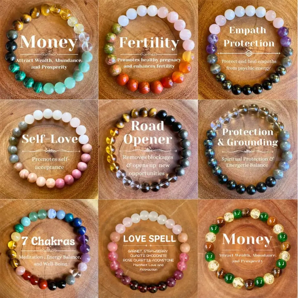 Tiger's Eye Stone Natural Stone Bracelet Men's and Women's High - end Natural Stone Jewelry - Pearl Unique