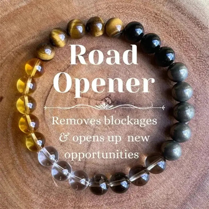Tiger's Eye Stone Natural Stone Bracelet Men's and Women's High - end Natural Stone Jewelry - Pearl Unique